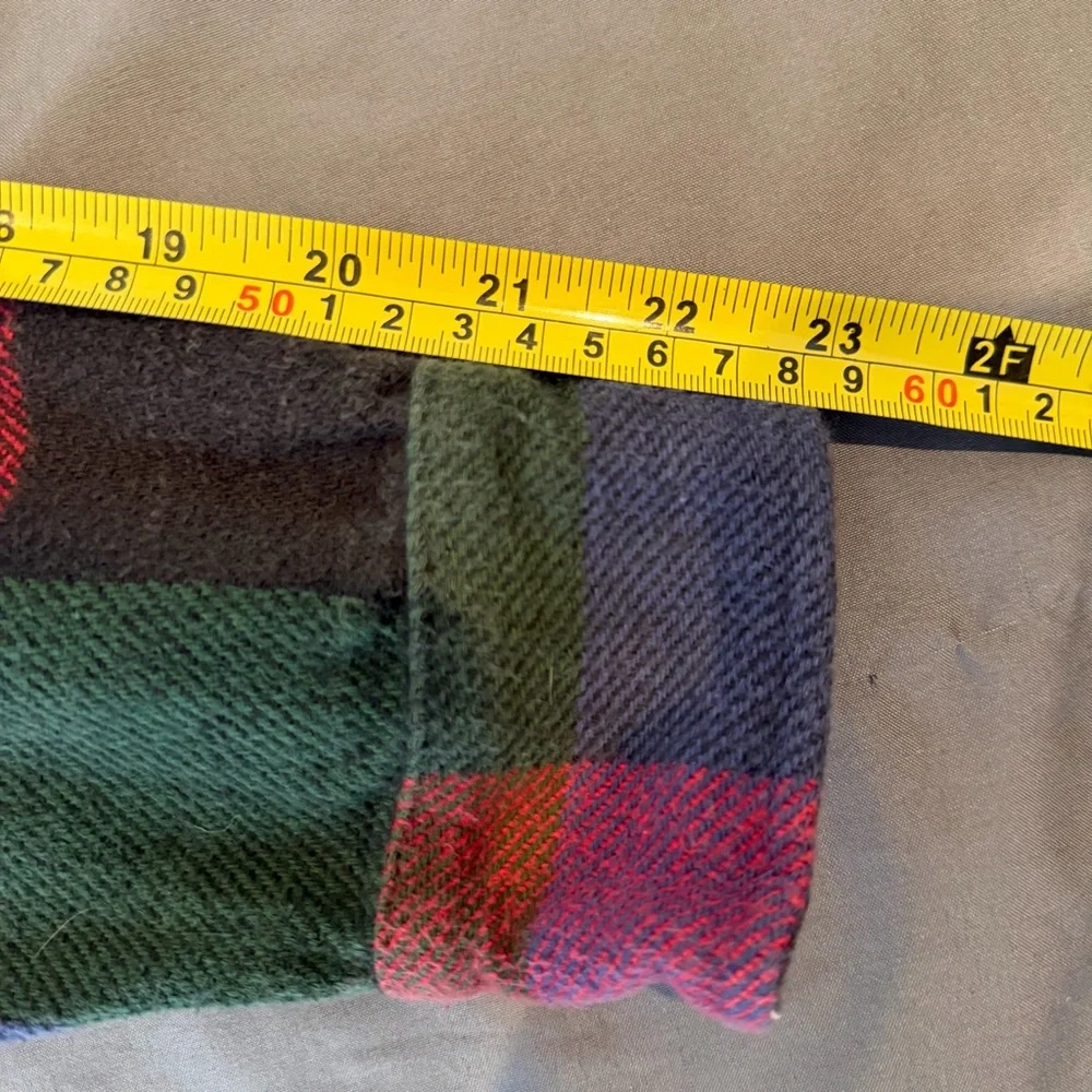 Vintage Big Mac Flannel Shirt Mens XLT Plaid Button Up‎ Jc Penney 70s 80s
